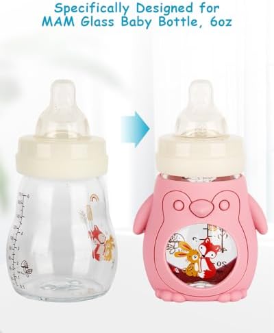 3 Pack Silicone Sleeves for MAM Baby Bottles - Image 6