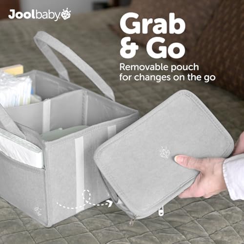 Jool Baby Tag-Along Diaper Caddy – Nursery Storage Organizer - Image 5