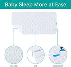 Waterproof Crib Mattress Protector 2-Pack, Non-Slip Quilted Pad - Image 4