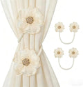 AULEEP Flower Curtain Holdbacks Tiebacks by AULEEP