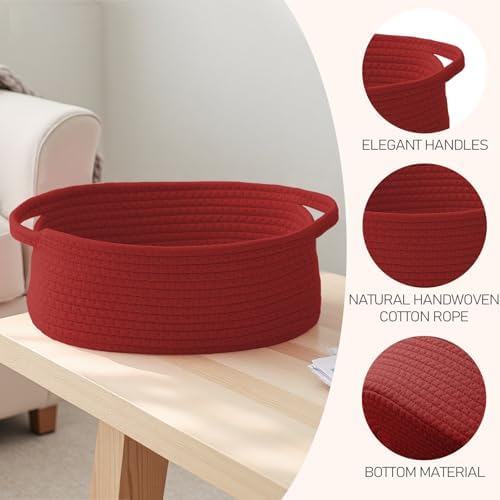 JMvicyroam Small Woven Basket, Empty Gift Basket - Image 3