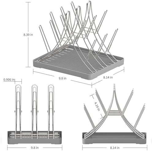 Baby Bottle Drying Rack, Space Saving Bottle Drying Tree Rack - Image 3