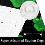 Bathtub Mat Non Slip 26.8x15.1In, St. Patrick's Day Clover Bath Mat - Image 3