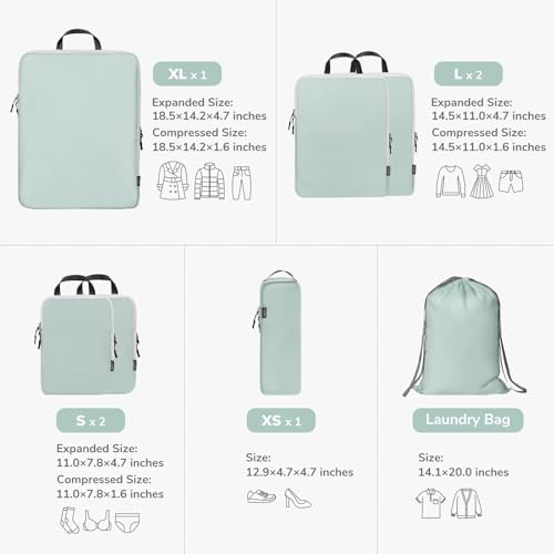 CherryNow 7 Set Compression Travel Packing Cubes - Image 2
