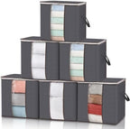 Lifewit 6 Pack 100L Clothes Storage Bins by Lifewit