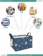 Rectangular Space Storage Bin Nursery Hamper - Image 3
