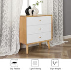 Lecloud Leia Ivory Sheer Curtains 90 Inches Long 2 Panels, Airy Voile Jacquard - Image 7