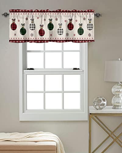 Vandarllin Christmas Kitchen Curtains Valances - Image 4