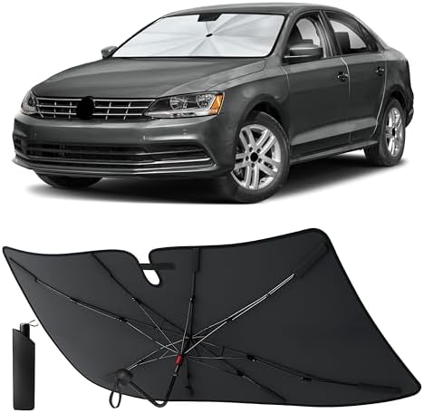 EcoNour Foldable Windshield Sun Shade & Window Tint Fit by EcoNour