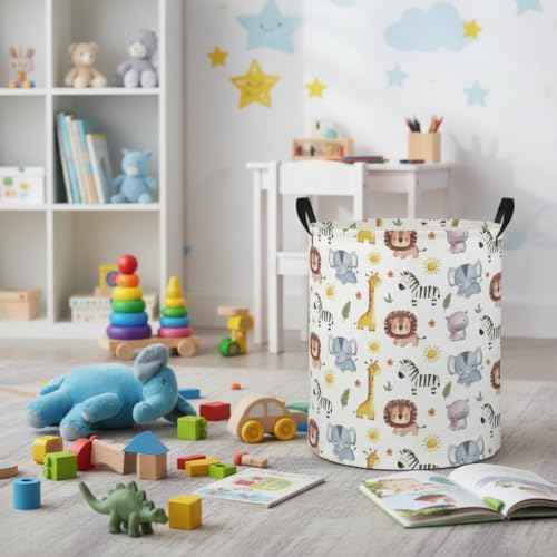 Baby Laundry Hamper kids laundry Basket Waterproof Laundry Bag - Image 3