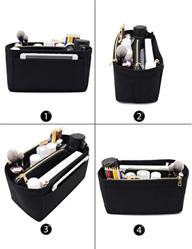 LEXSION Felt Purse Organizer Insert, Tote Bag Shaper Dividers - Image 3