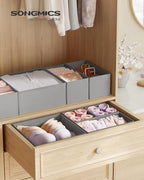 SONGMICS Drawer Organizers, Foldable Fabric Storage Boxes - Image 2