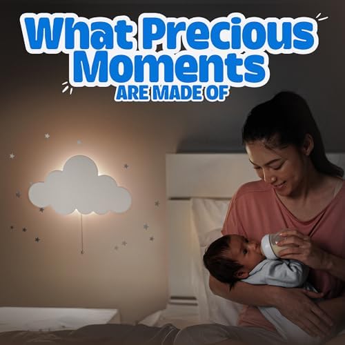 Cloud Lights - Floating Cloud Wall Lamps | Baby Nursery Cloud Night Lights - Image 3