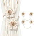 VIS'V Curtain Tiebacks, Twisted Boho Curtain Holdbacks by VISV