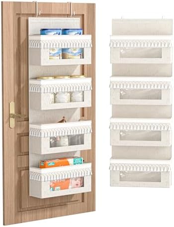 Aokeyee 4 Tier Over Door Organizer Nursery by Aokeyee