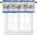 Vandarllin Coastal Beach Kitchen Curtains Valances by VandarllinHomeKitchenDecor