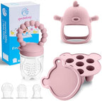 3-in-1 Baby Food & Fruit Feeder Set – Breastmilk Popsicle Mold by Gedebey
