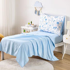 Wake In Cloud - Floral Toddler Bedding Set - Image 4