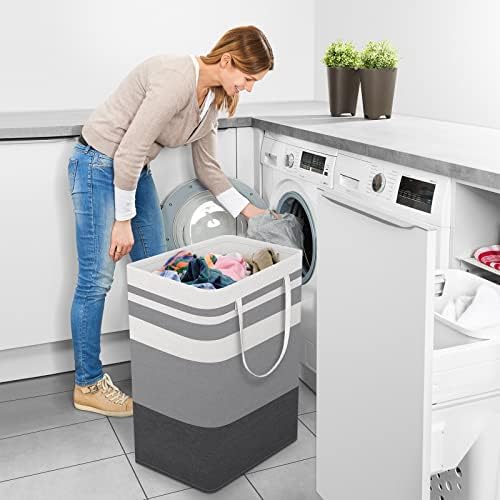 StorageRight Laundry Basket Hamper, 75L Collapsible Clothes Storage - Image 6