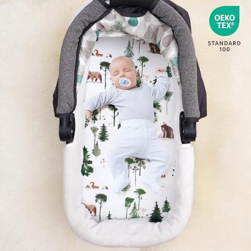 david's kids 3 Pack Bassinet Sheets, Ultra Soft Breathable Comfortable Baby - Image 2