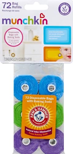Munchkin Arm & Hammer Diaper Bag Refills, Lavender Scent, 72 Bags - Image 2