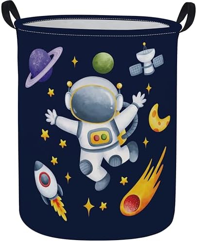 ESSME Laundry Basket, Space Hamper Collapsible Canvas Waterproof Storage Bin by ESSME