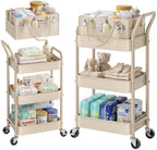 3 Tier Baby Diaper Caddy Organizer Cart by Recximi