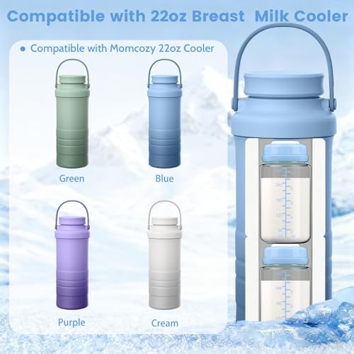4 Pack 10oz Wide-mouth Breastmilk Storage Bottle - Image 3