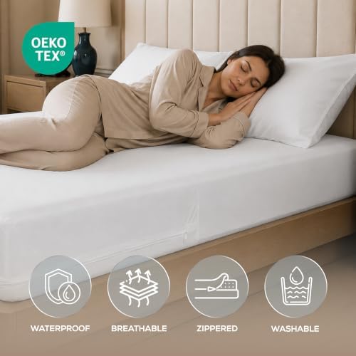 Bulk 10-Pack Hotel Queen Size Mattress Encasement 100% Waterproof - Image 3