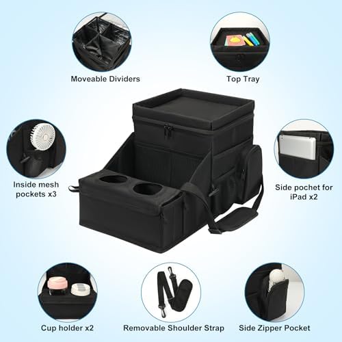 COOLBEBE Car Seat Organizer, Backseat Car Organizer - Image 5
