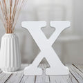 AOCEAN 4 Inch White Wood Letters Unfinished Wood Letter by AOCEAN