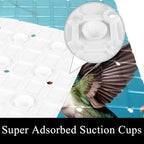 Shower Mat Non Slip 26.8 x 15.1 Inches, Hummingbirds Flowers Bathtub Mat Shower - Image 3