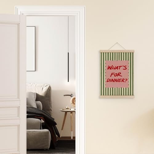 MAQIKA Trendy Retro Kitchen Poster Framed - Image 2