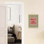 MAQIKA Trendy Retro Kitchen Poster Framed - Image 2