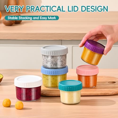 Dehov 6-Piece Glass Baby Food Containers - Image 5