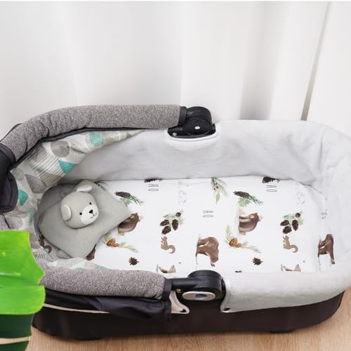 david's kids 3 Pack Bassinet Sheets, Ultra Soft Breathable Comfortable Baby - Image 3