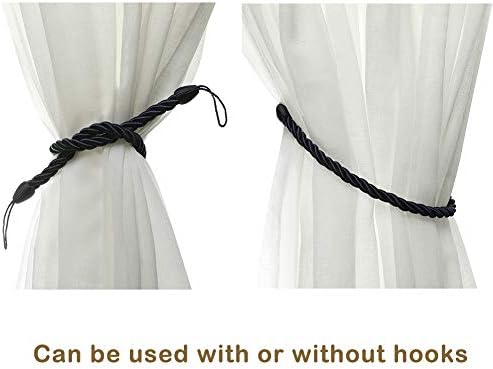 BEL AVENIR Curtain Tiebacks Ropes Tie-Backs, Handmade Holdbacks - Image 5