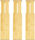 VaeFae 3 Pack Bamboo Drawer Dividers, Expandable Separators by VaeFaeDirect