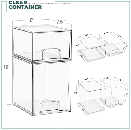 Sorbus Baby Bottle Organizer, Stackable Design - Image 3