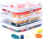YOPCDJ 3 Pack Clear Hard Shell Zipper Case, Diaper Bag Organizer Pouches by YOPCDJ