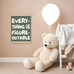 DNEULYR Everything is Figureoutable Inspirational Wall Art Poster Framed - Image 2