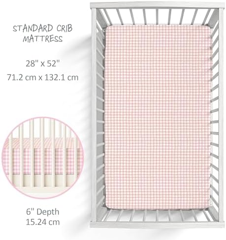 Butterblu Frankie Fitted Crib Sheet 100% Organic Cotton - Image 5