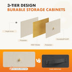 Sweetcrispy 8 Drawer Fabric Dresser, Tall Storage Tower - Image 6