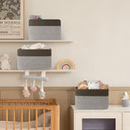 4 Pack Storage Baskets for Organizing, Woven Baskets for Shelves - Image 5
