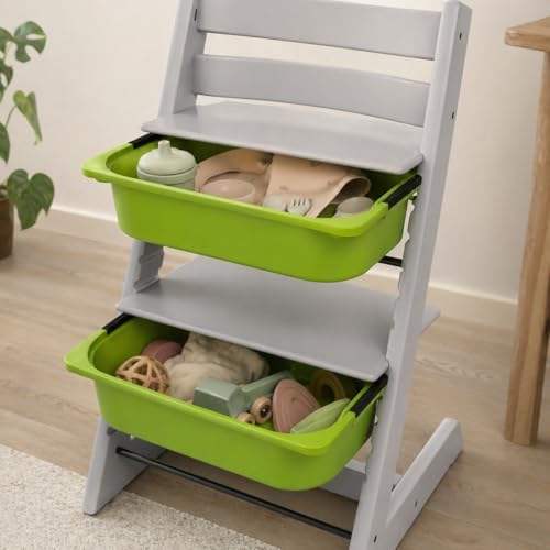 Storage Adapter for Stokke Tripp Trapp – Fits IKEA Trofast Bins | 18cm - Image 2