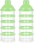 Accmor Formula Dispenser On The Go, 5 Compartments Stackable Formula Container by Accmor