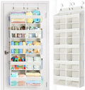 Yecaye Over The Door Organizer, 5 Tier Extra Large Behind Door Storage of 10 by Yecaye