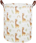 ESSME Laundry Hamper, Giraffe Hamper Collapsible Canvas Waterproof Animal by ESSME