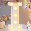 Pooqla LED Light Up Letters, Warm White and Colorful Lighted Marquee Letters by Pooqla