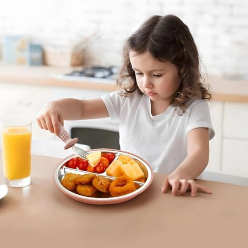 PandaEar 3 Pack Stainless Steel Baby Suction Plates - Image 2